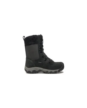 Ghete dama  304757860, Piele naturala, Negru, Negru