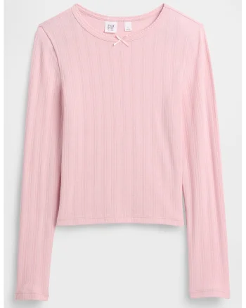 Bluza striata cu strasuri, Roz pal