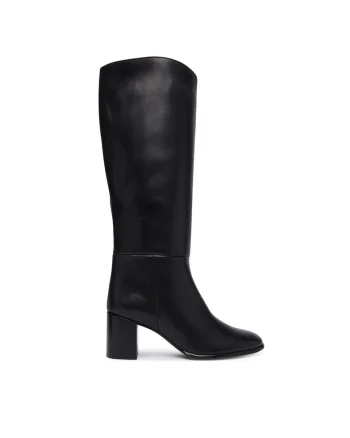 Cizme dama Hogl, piele ecologica, Negru