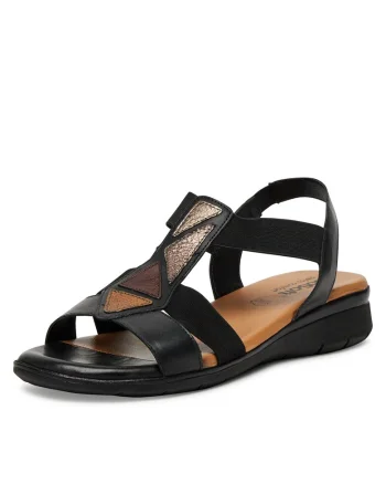 Sandale dama  negru, Negru