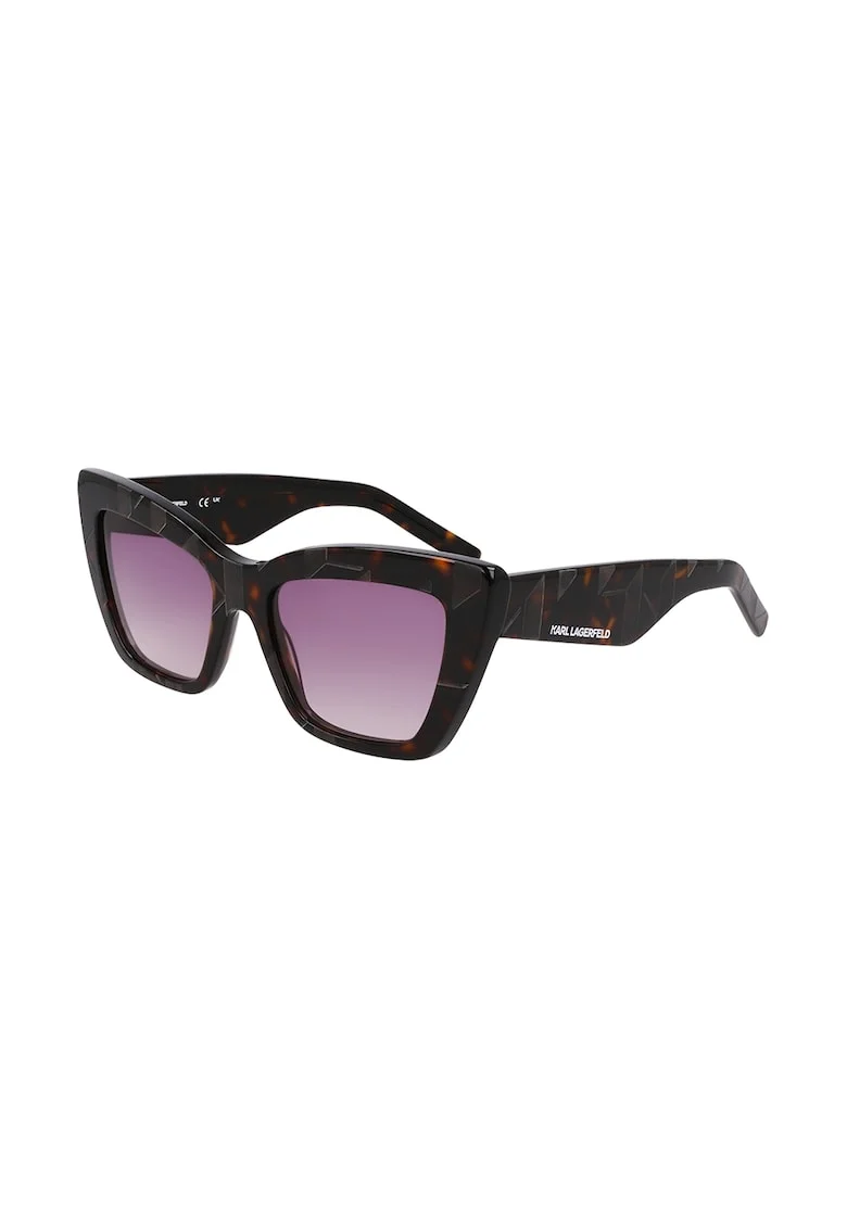Ochelari de soare butterfly cu lentile in degrade, Negdwqfru, Negru/Maro