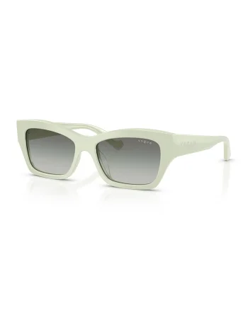 Ochelari de soare butterfly cu lentile in degrade, Verde deschis