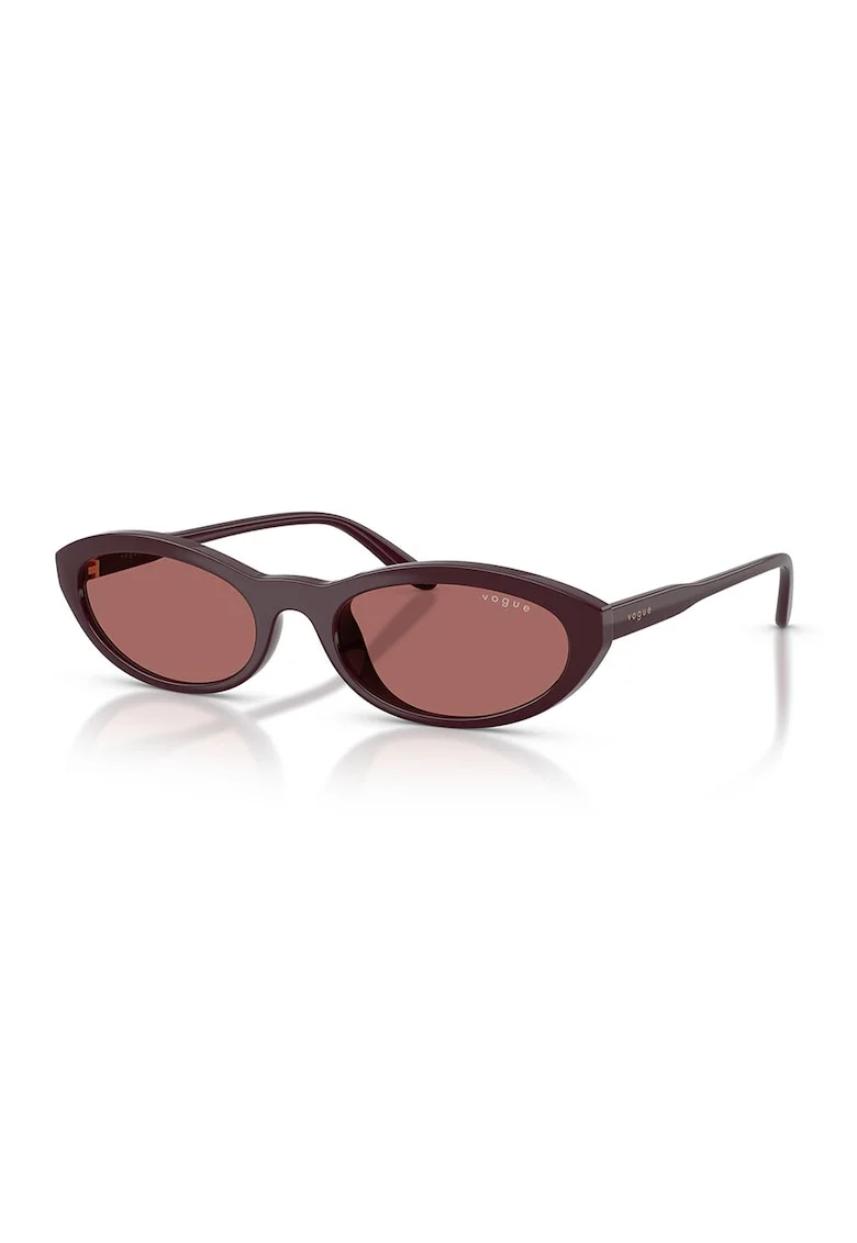 Ochelari de soare cu lentile ovale, Violet aubergine