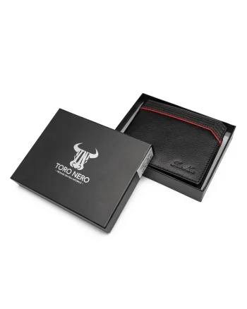 Portofel barbati Lion, Negru