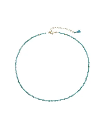 Colier choker  Hetal, din pietre semipretioase, Turcoaz