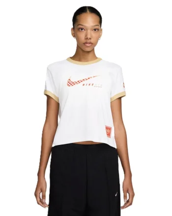 Tricou Nike W NSW CLUB SS TEE MOTO RGR