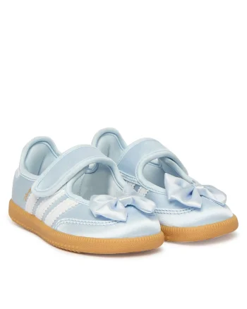 Balerini fete  Velcro, albastru, textil