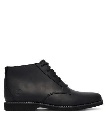 Ghete barbati  Woodhull Mid Lace Up, piele naturala, negru,