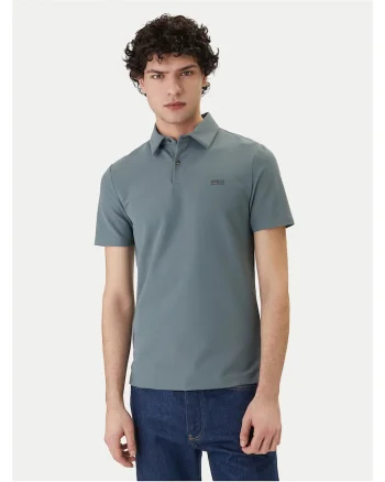 Tricou barbati,  77% poliamida, 23% elastan, Albastru