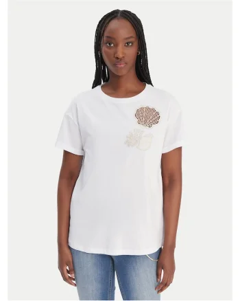 Tricou dama  bumbac, alb