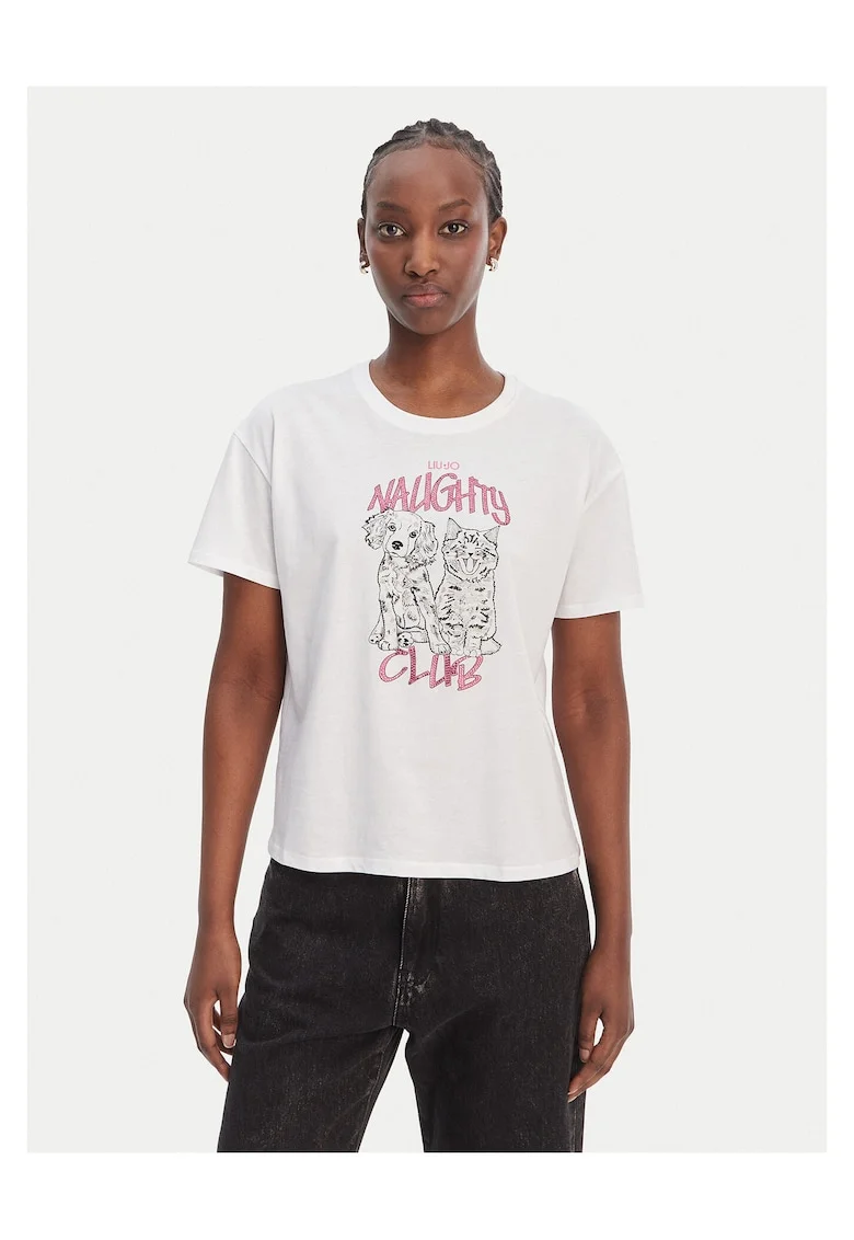 Tricou femei  bumbac, alb