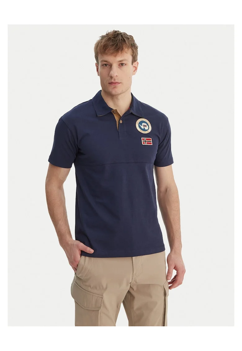 Tricou bleumarin din bumbac pentru barbati de la, Bleumarin