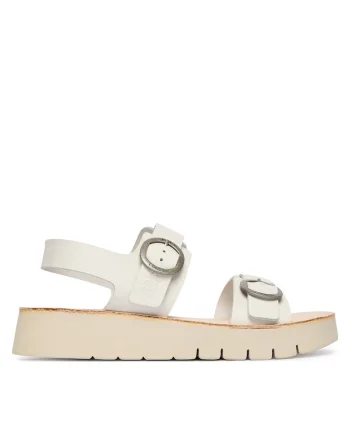 Sandale de dama,  piele naturala, alb
