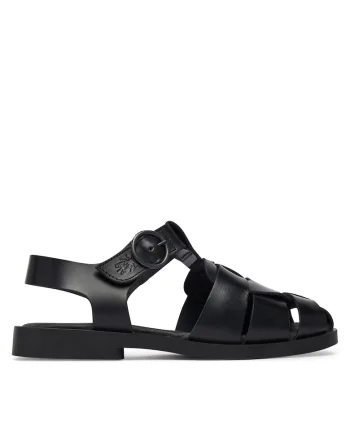 Sandale dama,  din piele naturala, negre
