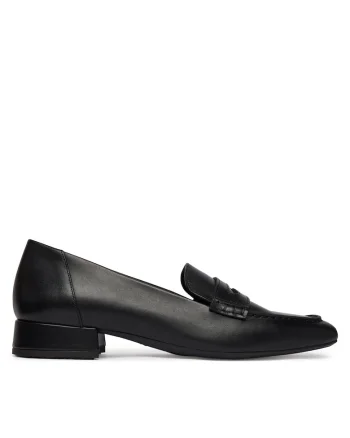 Pantofi dama,  piele naturala, toc clasic, negru