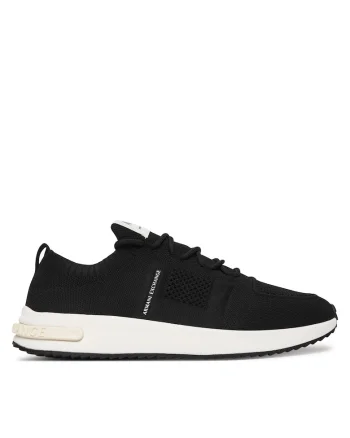 Tenisi barbati,  material textil, negru