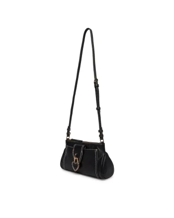 Geanta dama,  piele ecologica, negru, One Size INTL