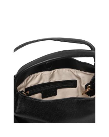 Geanta dama,  piele ecologica, neagra, One Size INTL
