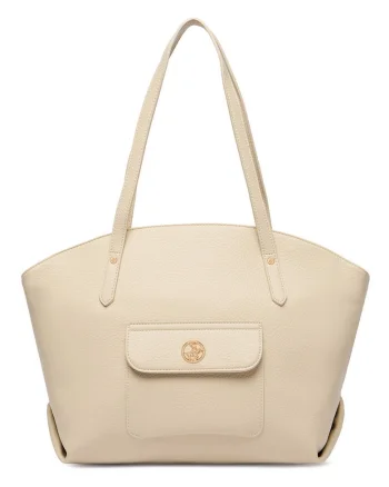 Geanta shopper,  bej, One Size INTL