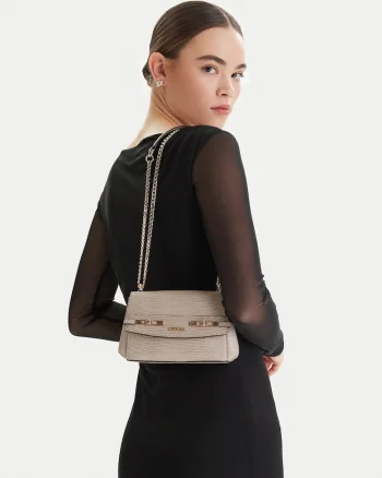 Geanta dama,  ecologica, bej, One Size INTL
