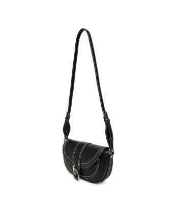 Geanta dama,  piele ecologica, neagra, One Size INTL