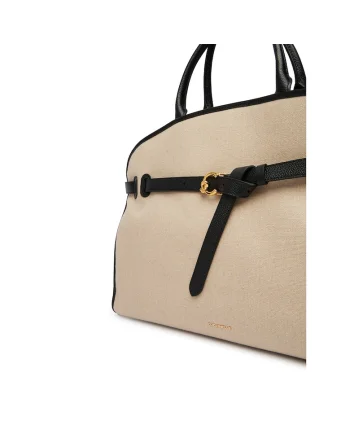 Geanta dama,  tkanina, bej, One Size INTL
