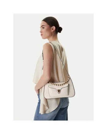 Geanta dama,  bej, piele naturala, One Size INTL