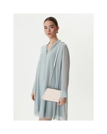 Geanta dama,  piele naturala, bej, One Size INTL