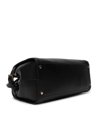Geanta dama,  piele naturala, negru, One Size INTL