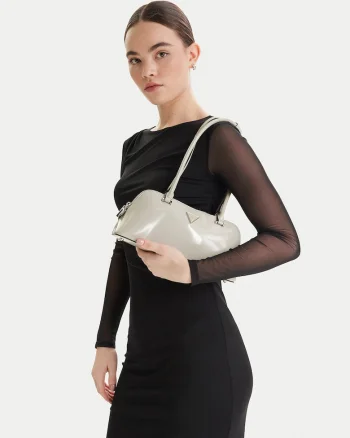 Geanta dama,  ecologica, gri, One Size INTL