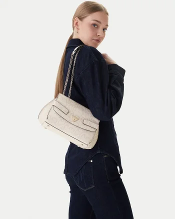 Geanta dama,  ecologica, bej, One Size INTL
