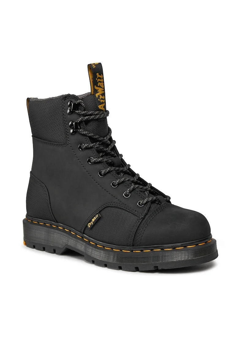 Ghete unisex, Dr Martens, Negru, Piele naturala,