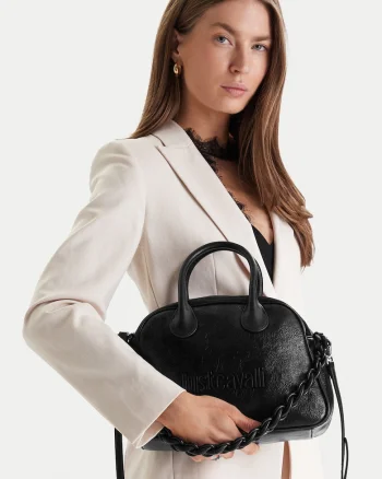 Geanta dama,  piele ecologica, neagra, One Size INTL