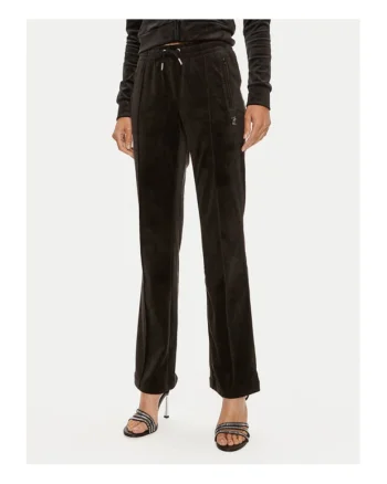 Pantaloni de trening dama  JCAPW045, Poliester/Elastan, Negru, Negru