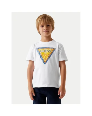Tricou copii,  bumbac 100%, alb,