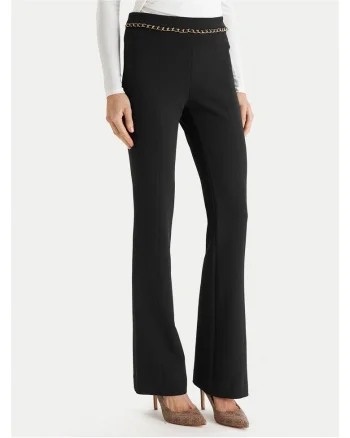 Pantaloni dama,  poliester, negru