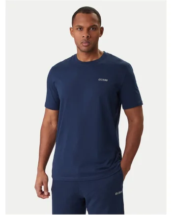 Tricou barbati,  bumbac organic, bleumarin,