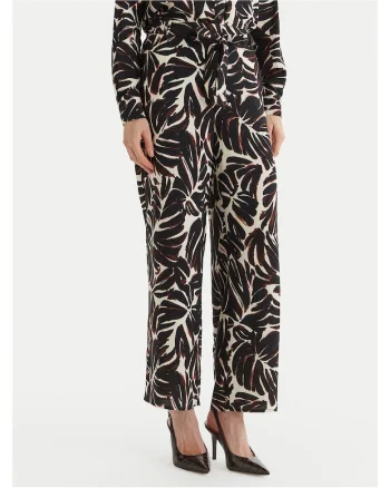 Pantaloni dama,  material viscoza, Negru