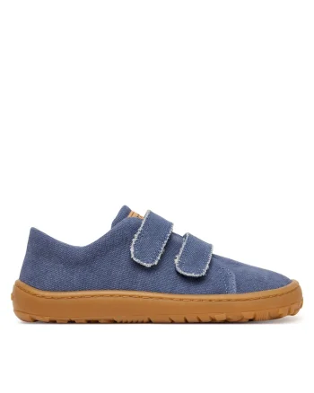 Pantofi copii,  albastru, material textil, sistem inchidere Velcro