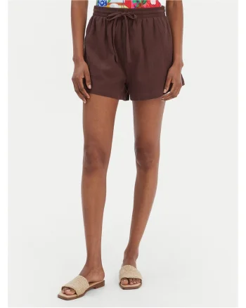 Pantaloni scurti dama,  bumbac, Maro