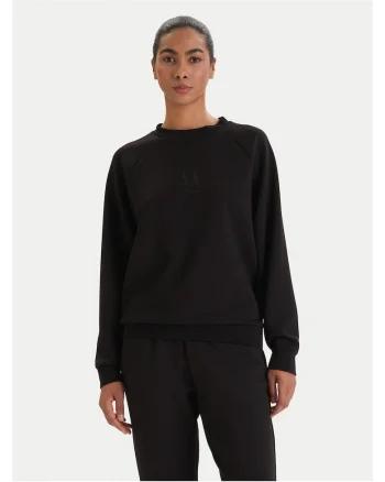 Hanorac dama,  negru, 48% viscoza, 45% poliester, 7% elastan,