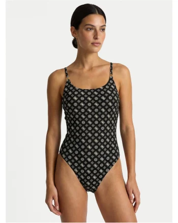 Costum de baie dama,  82% poliamida, 18% elastan, Negru