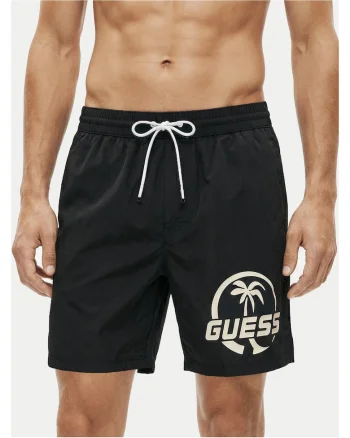 Costum de baie barbati,  negru, poliester