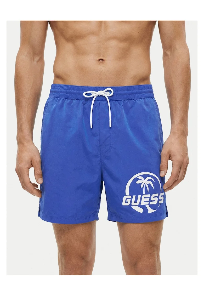 Costum de baie barbati,  poliester, albastru, captuseala 95% poliester 5% elastan