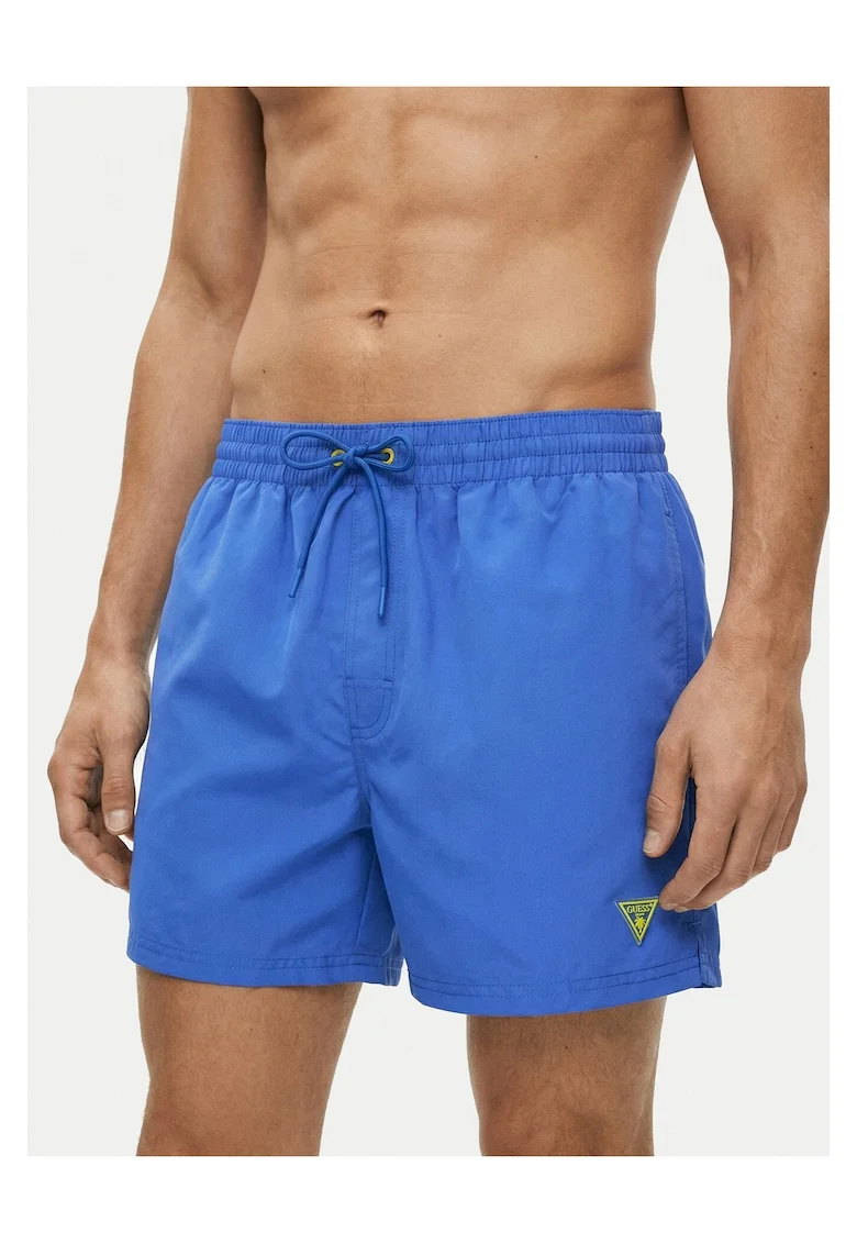 Costum de baie barbati,  poliester, albastru, 95% poliester 5% elastan