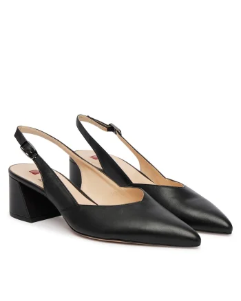 Pantofi dama, Hogl, piele naturala, clasic, negru