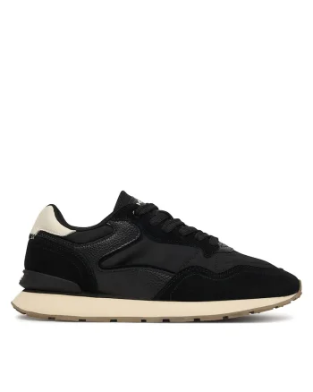 Tenisi barbati,  piele naturala, negru, design modern, confortabil