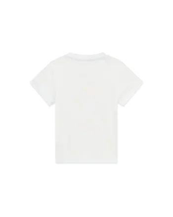 Tricou copii,  bumbac, alb,