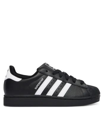 Pantofi sport copii,  Superstar, piele ecologica, negru, Negru