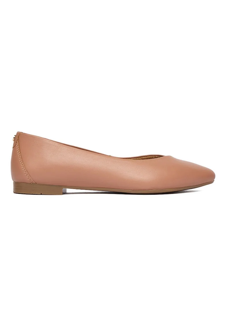 Balerini dama,  piele naturala, roz, eleganti, confortabili